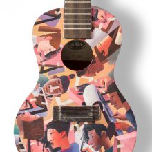 Painting on a Ukulele by Michael Kirkbride, Insight School of Art