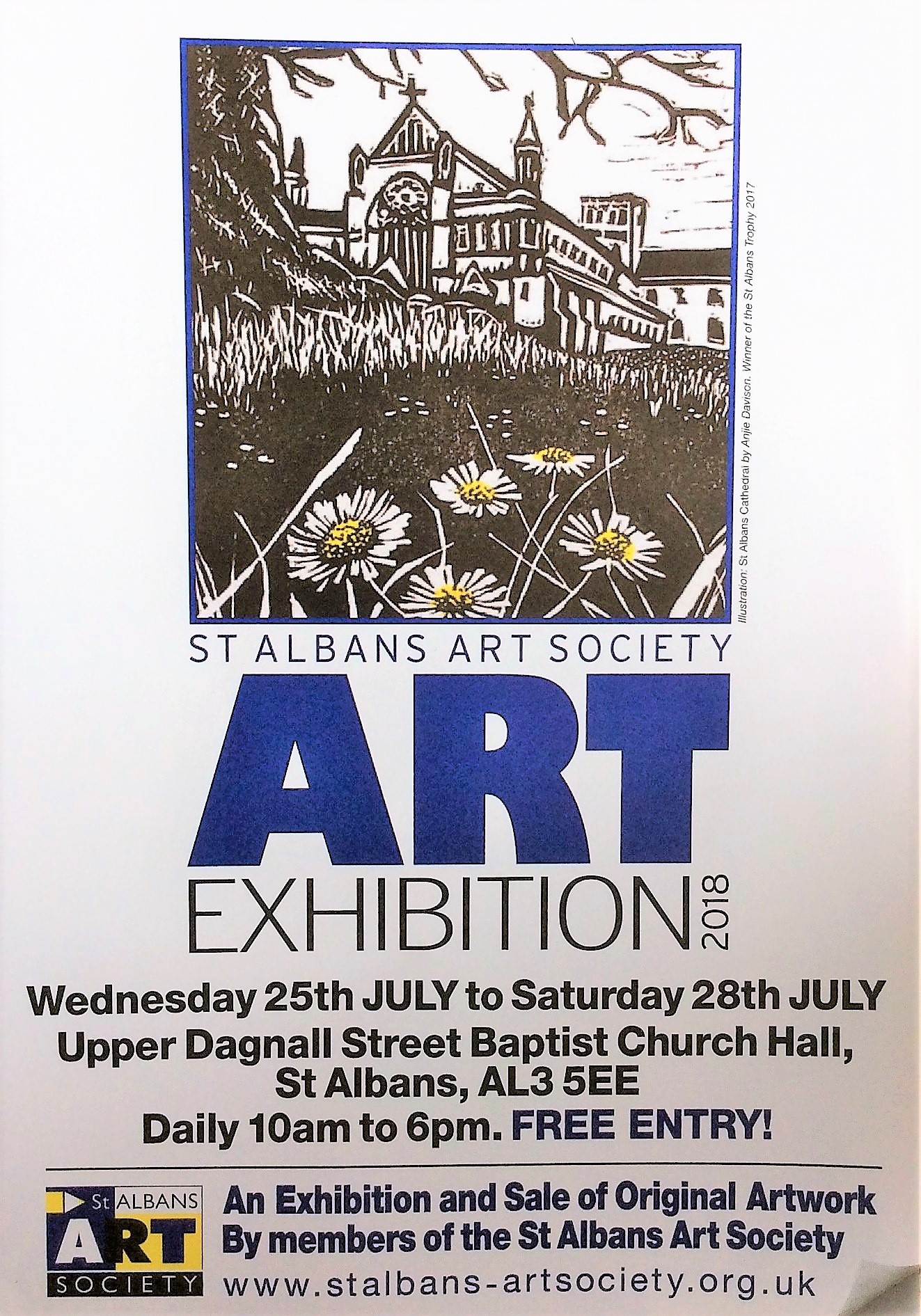 Michael Metcalfe and Bronwen Shinn exhibiting at St. Albans Art Society