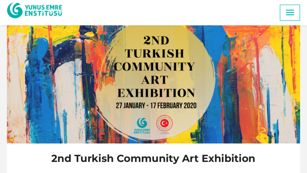 Ayse McGowan exhibiting at the Turkish Consulate General