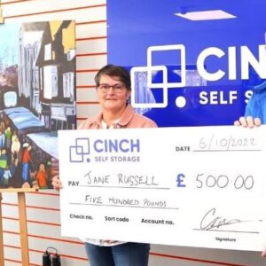Jane Russell wins Cinch Storage competition
